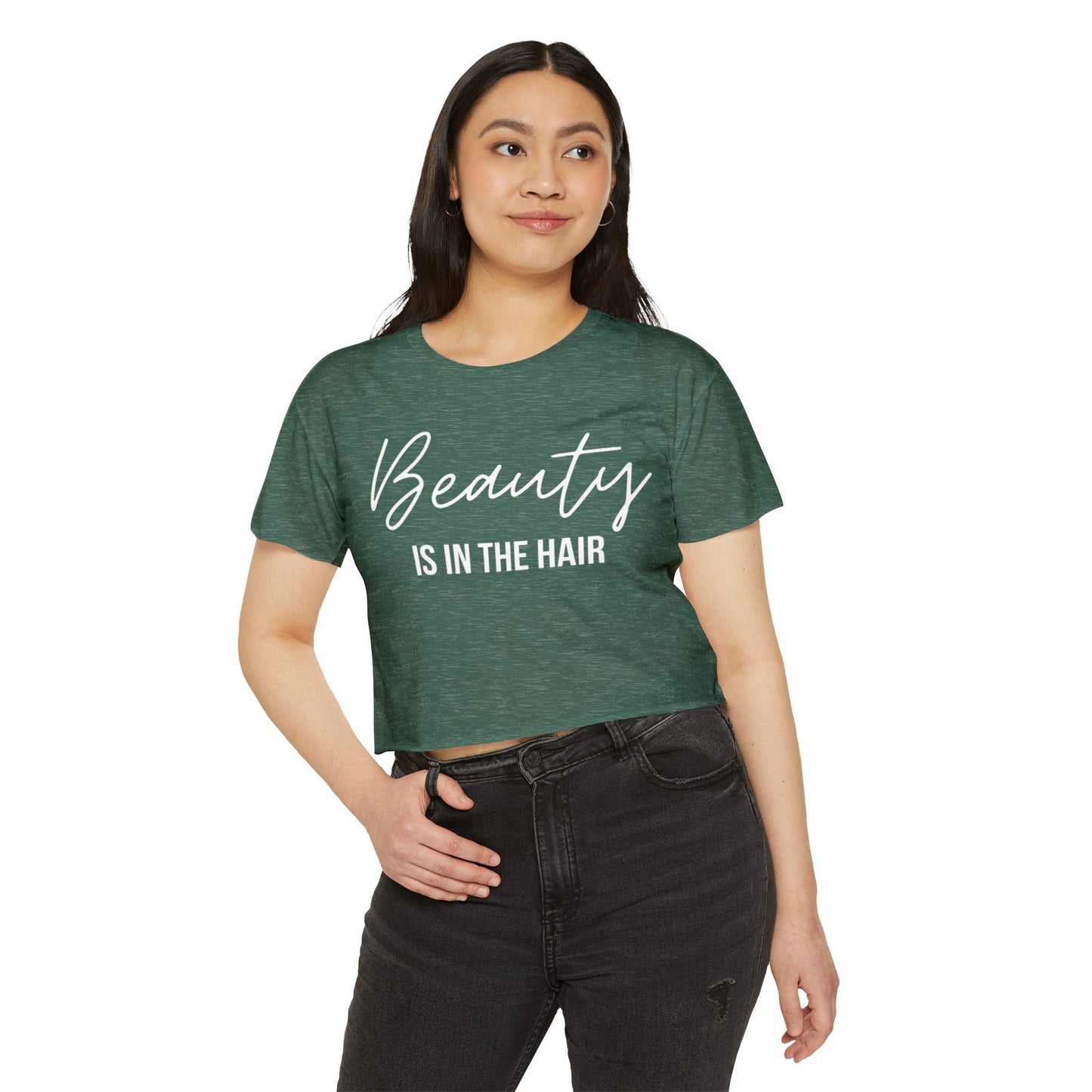 Beauty In the Hair Crop Top