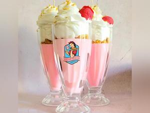 Strawberry Milkshake Candle - Aroma Freshener for Home Decor