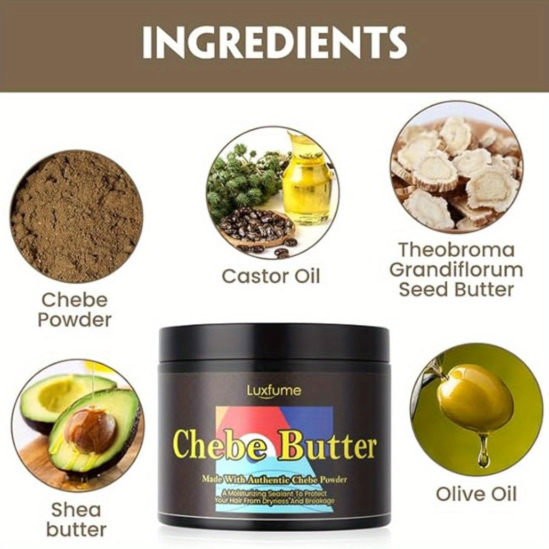 Chebe Hair Butter - Moisturizing Hair Care with Chebe Powder & Shea Butter