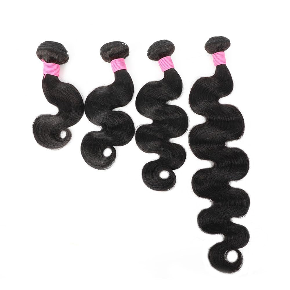 10A Body Wave 1 Bundle Brazilian Virgin Human Hair Bundles 100% Unprocessed Virgin Hair Single Bundles Body Wave Weave(28 Inch)