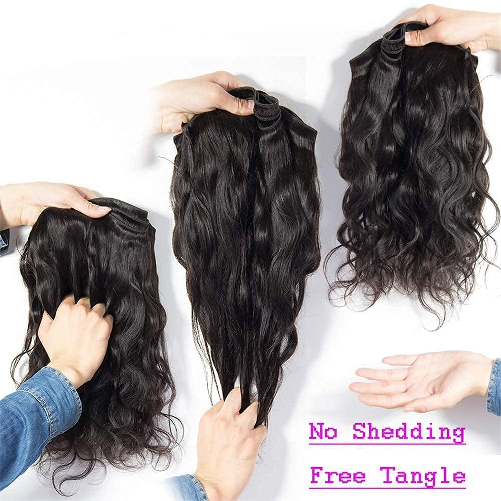 10A Body Wave 1 Bundle Brazilian Virgin Human Hair Bundles 100% Unprocessed Virgin Hair Single Bundles Body Wave Weave(28 Inch)