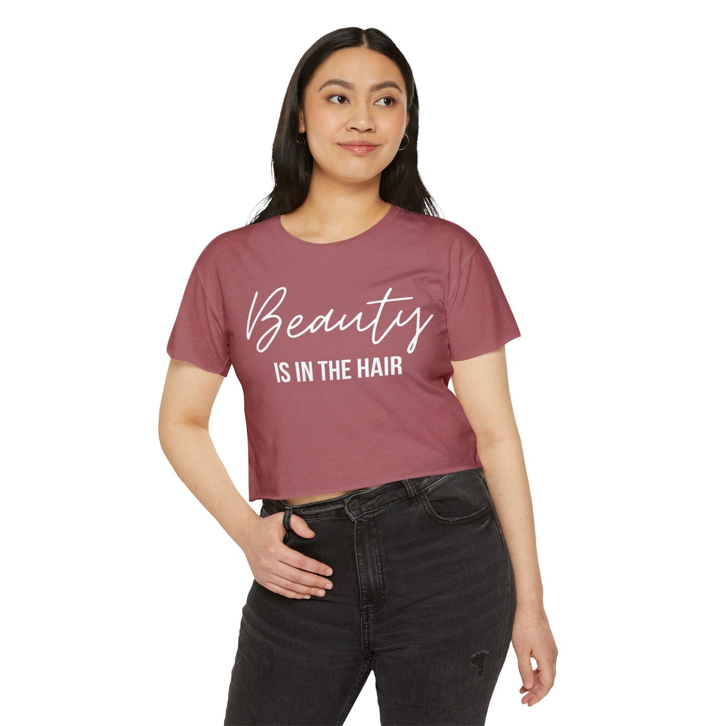 Beauty In the Hair Crop Top