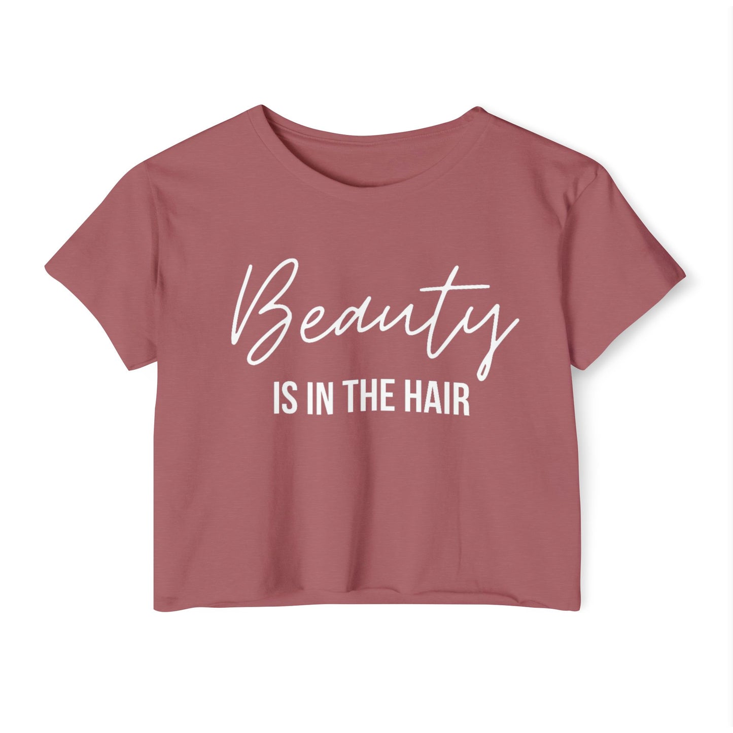 Beauty In the Hair Crop Top