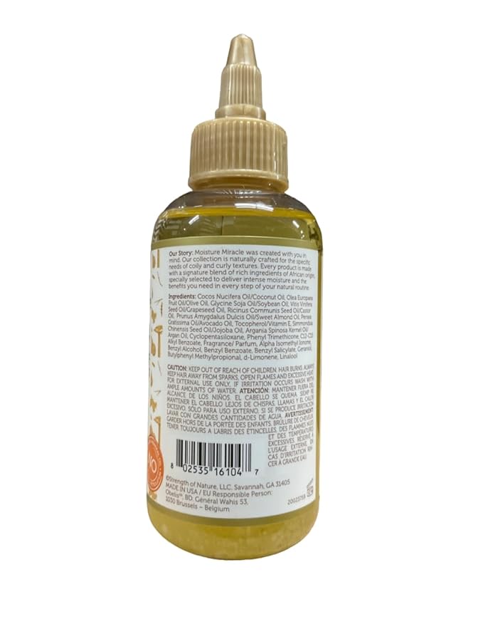 African Pride Moisture Miracle Oil Essential 5 Vitamin Oil 4oz