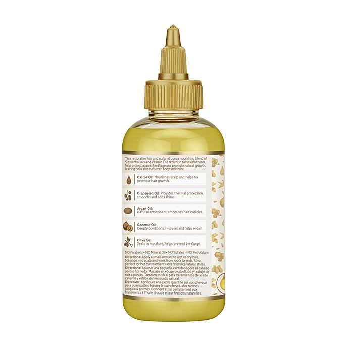 African Pride Moisture Miracle Oil Essential 5 Vitamin Oil 4oz