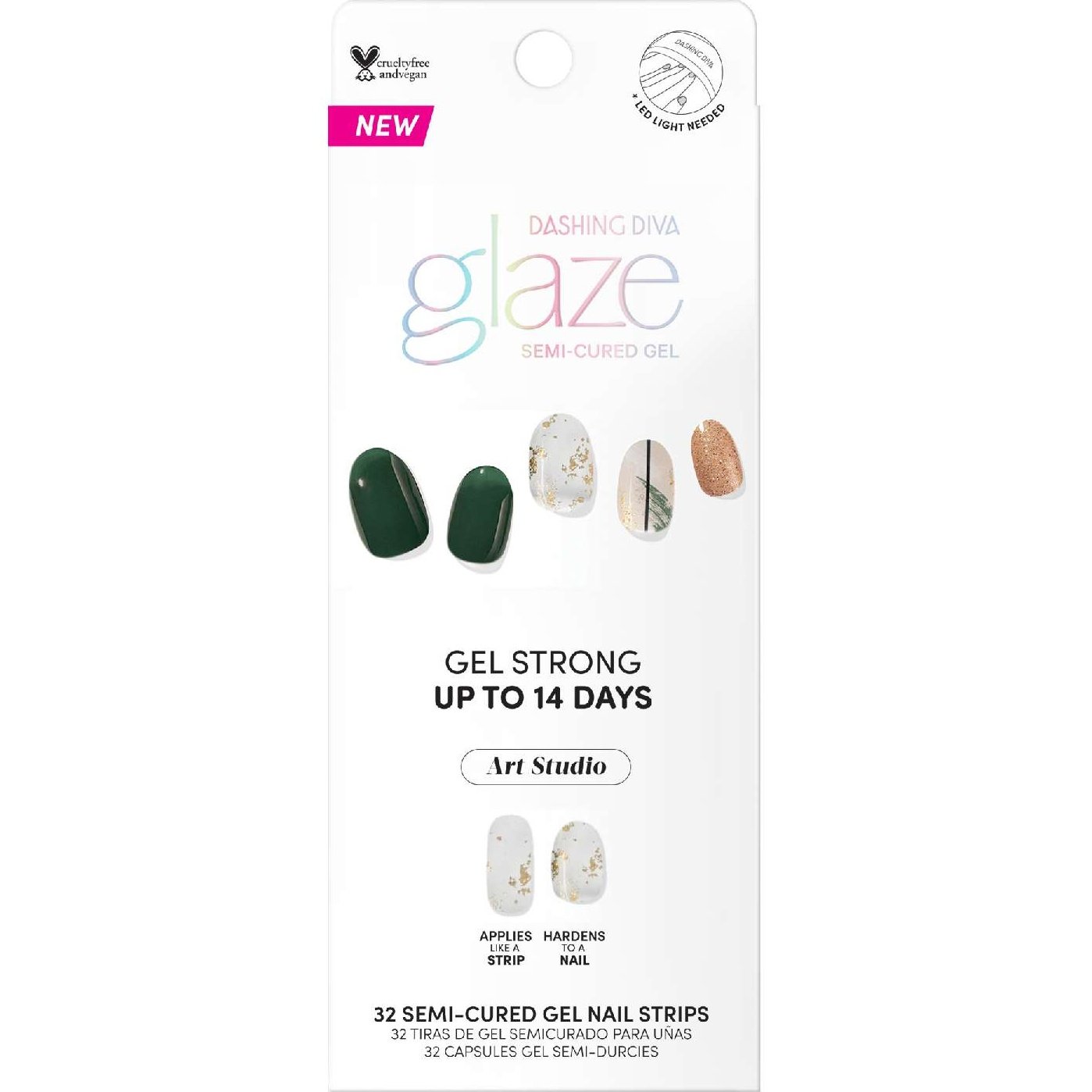 Dashing Diva Glaze Art Abstract Ivy