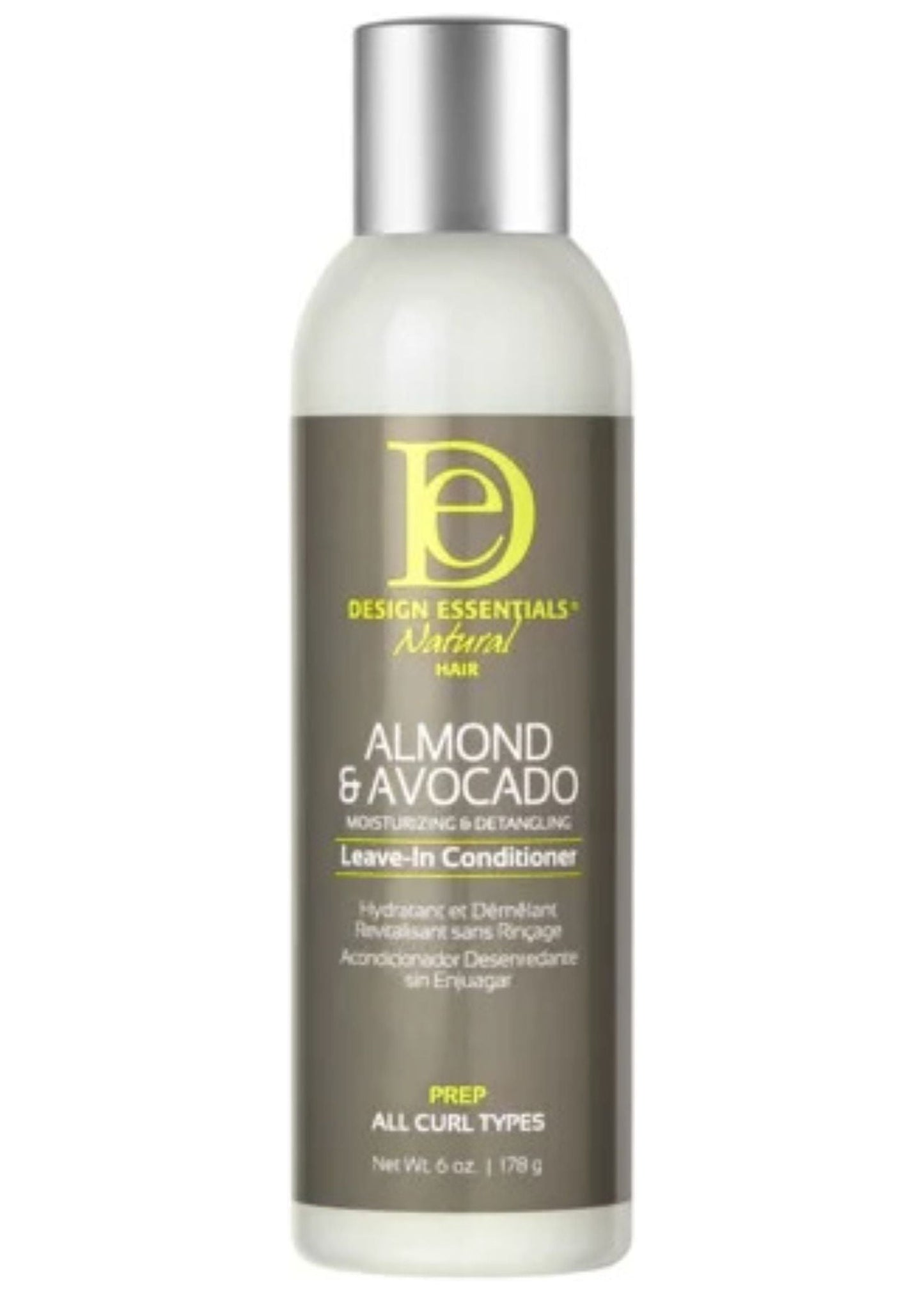 Almond Avocado Moisturizing Leave in Conditioner 6Oz., Unisex
