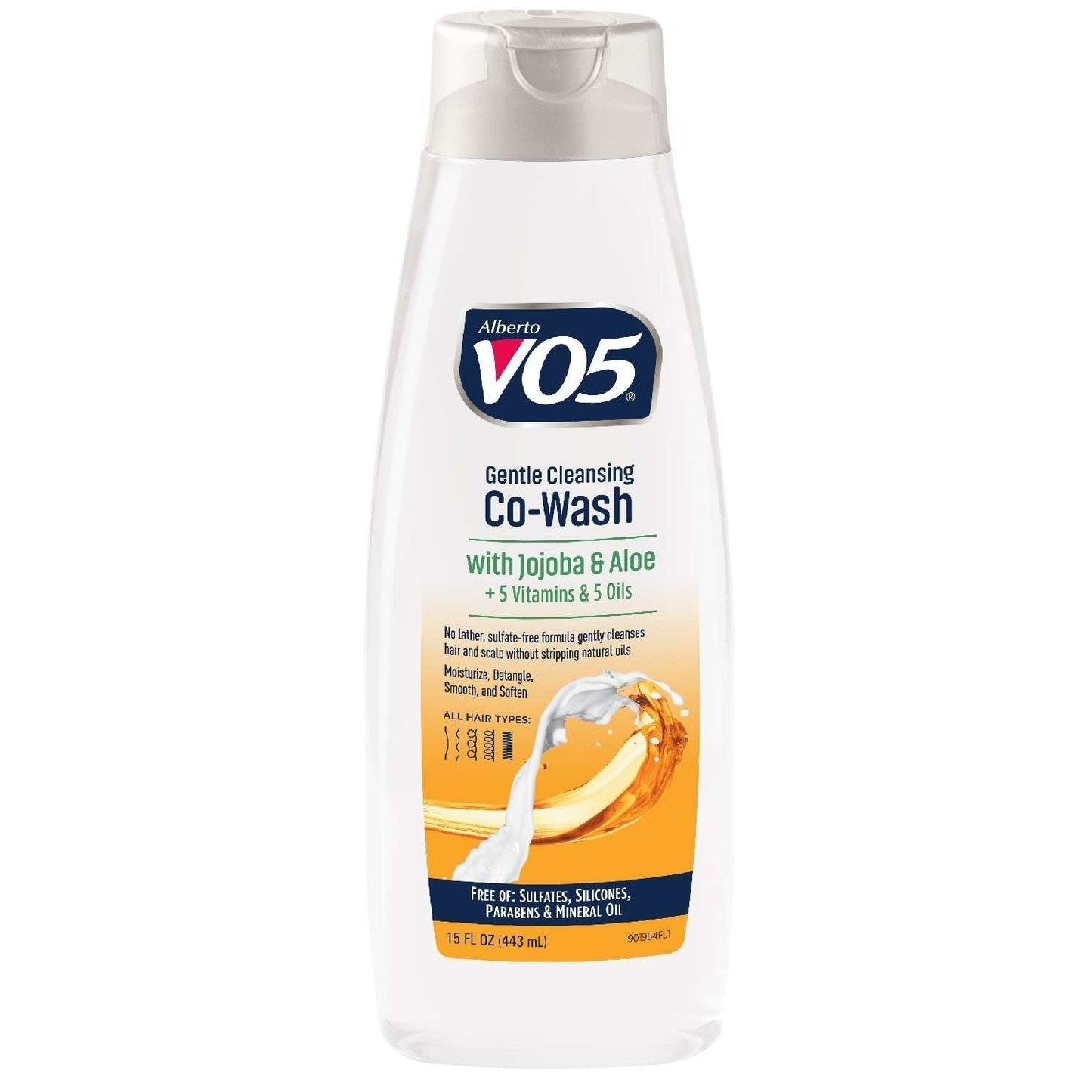 Alberto Vo5 Gentle Cleansing Co-Wash With Jojoba And Aloe 15 Fl Oz