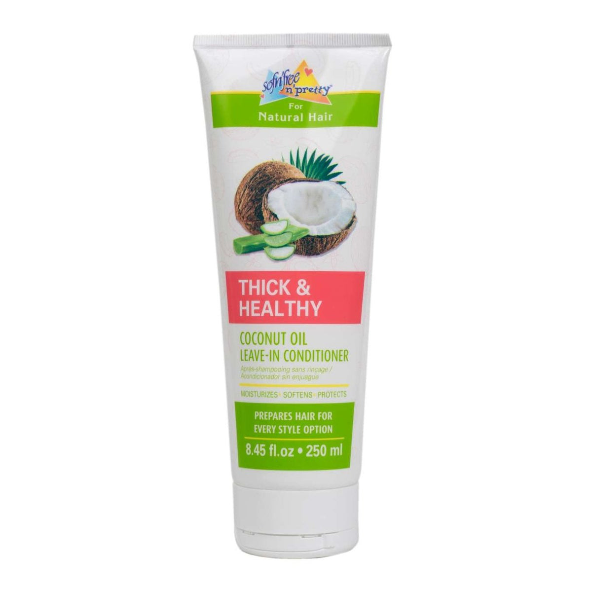 Sofnfree Pretty Thick Healthy Coconut Oil Leave-In Conditioner 8.45 Fl Oz