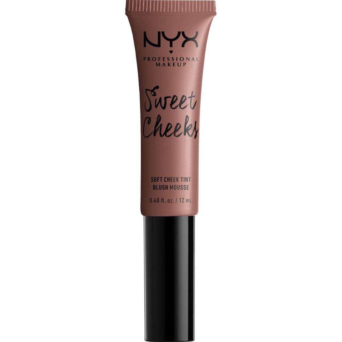 NYX Sweet Cheeks Soft Cheek Tint Blush Mousse 01 - Nudetude 0.40 Fl Oz