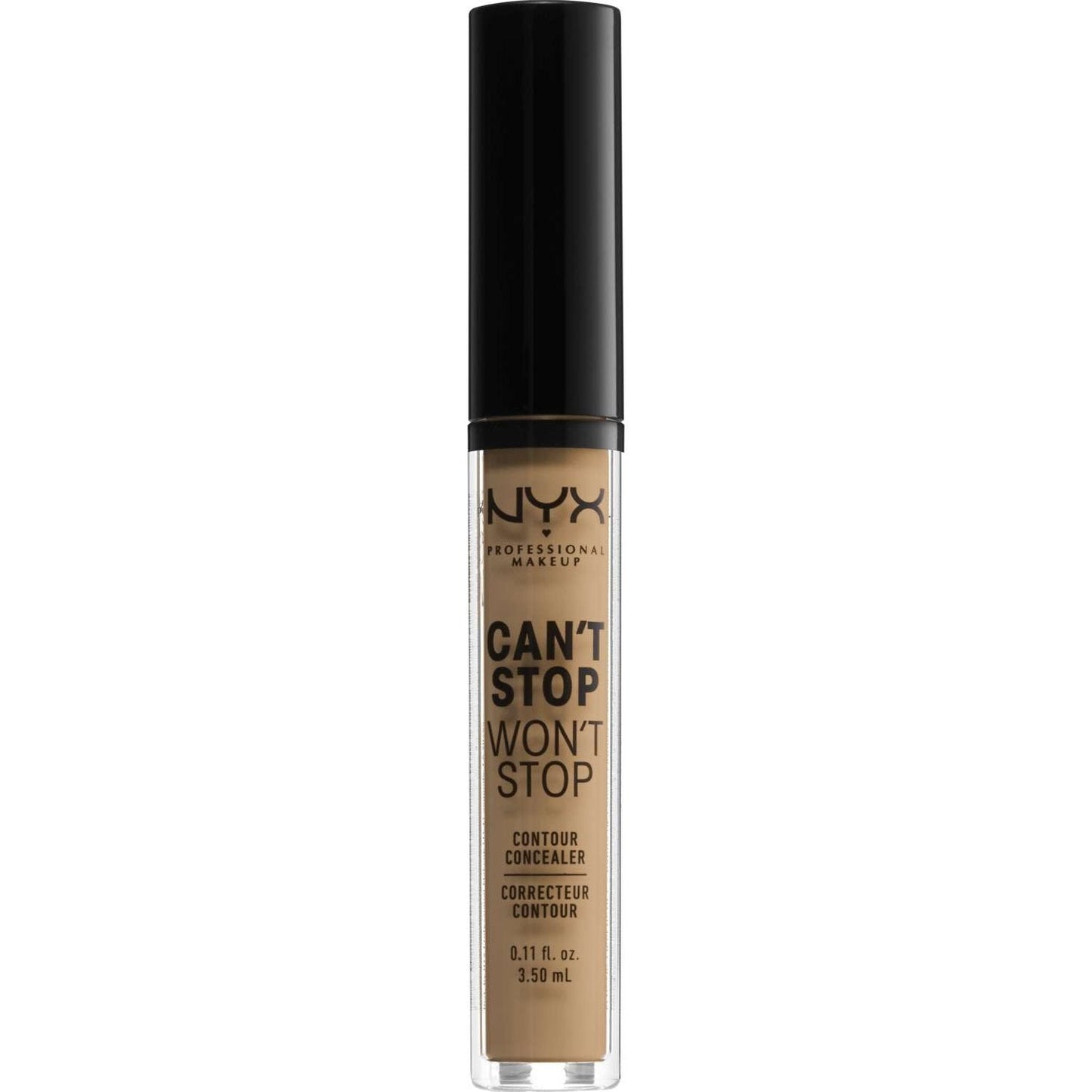 NYX Cant Stop Wont Stop Contour Concealer 13 - Golden 0.11 Fl Oz