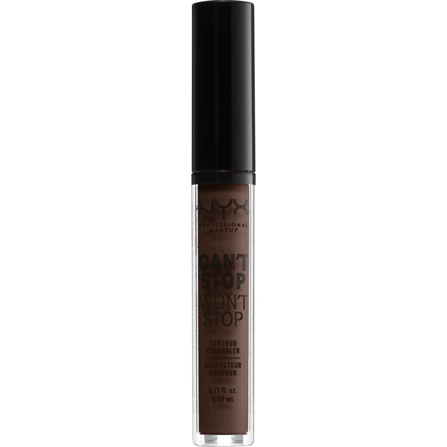 NYX Cant Stop Wont Stop Contour Concealer 24 - Deep Espresso 0.11 Fl Oz