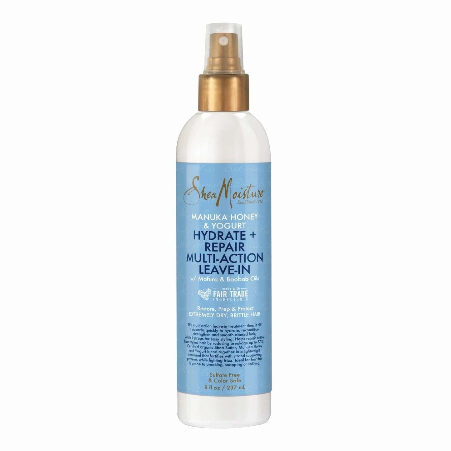 Shea Moisture Manuka Honey Yogurt Hydrate Repair Multi-Action Leave-In 8.0 Fl Oz