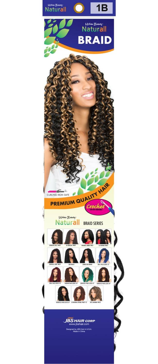 SYNTHETIC NATURAL CROCHET BRAID DEEP TWIST COLOR-#33