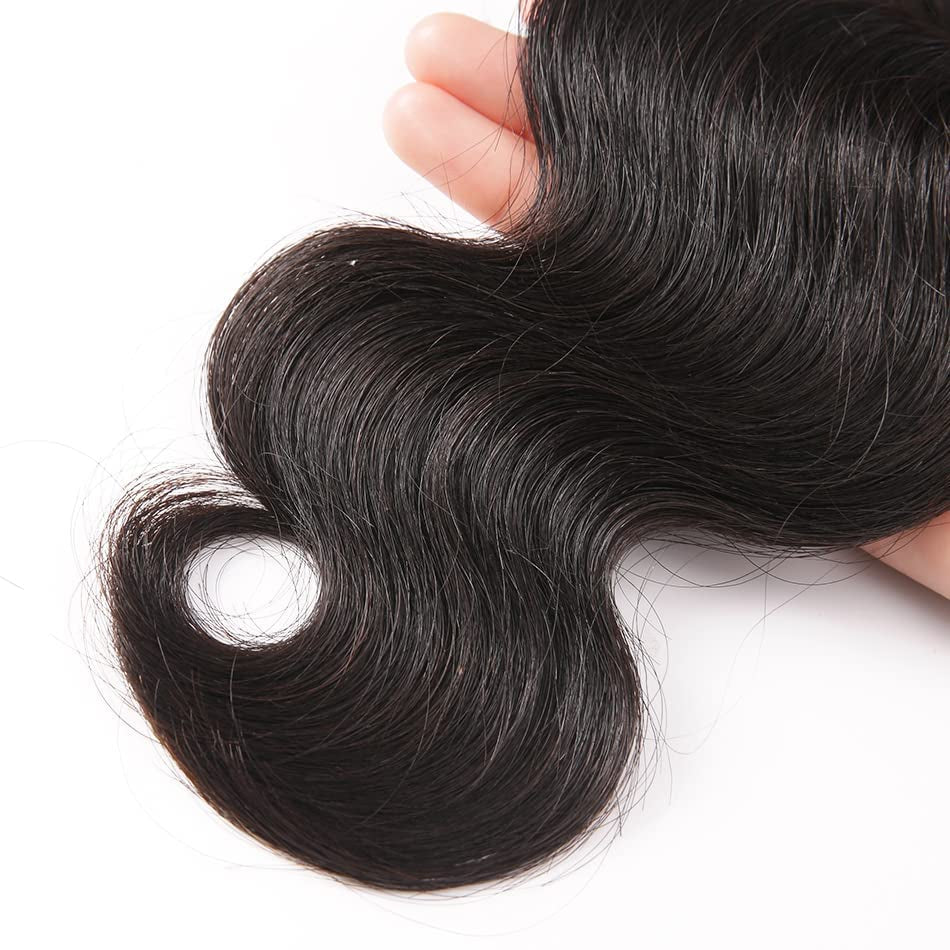 10A Body Wave 1 Bundle Brazilian Virgin Human Hair Bundles 100% Unprocessed Virgin Hair Single Bundles Body Wave Weave(28 Inch)