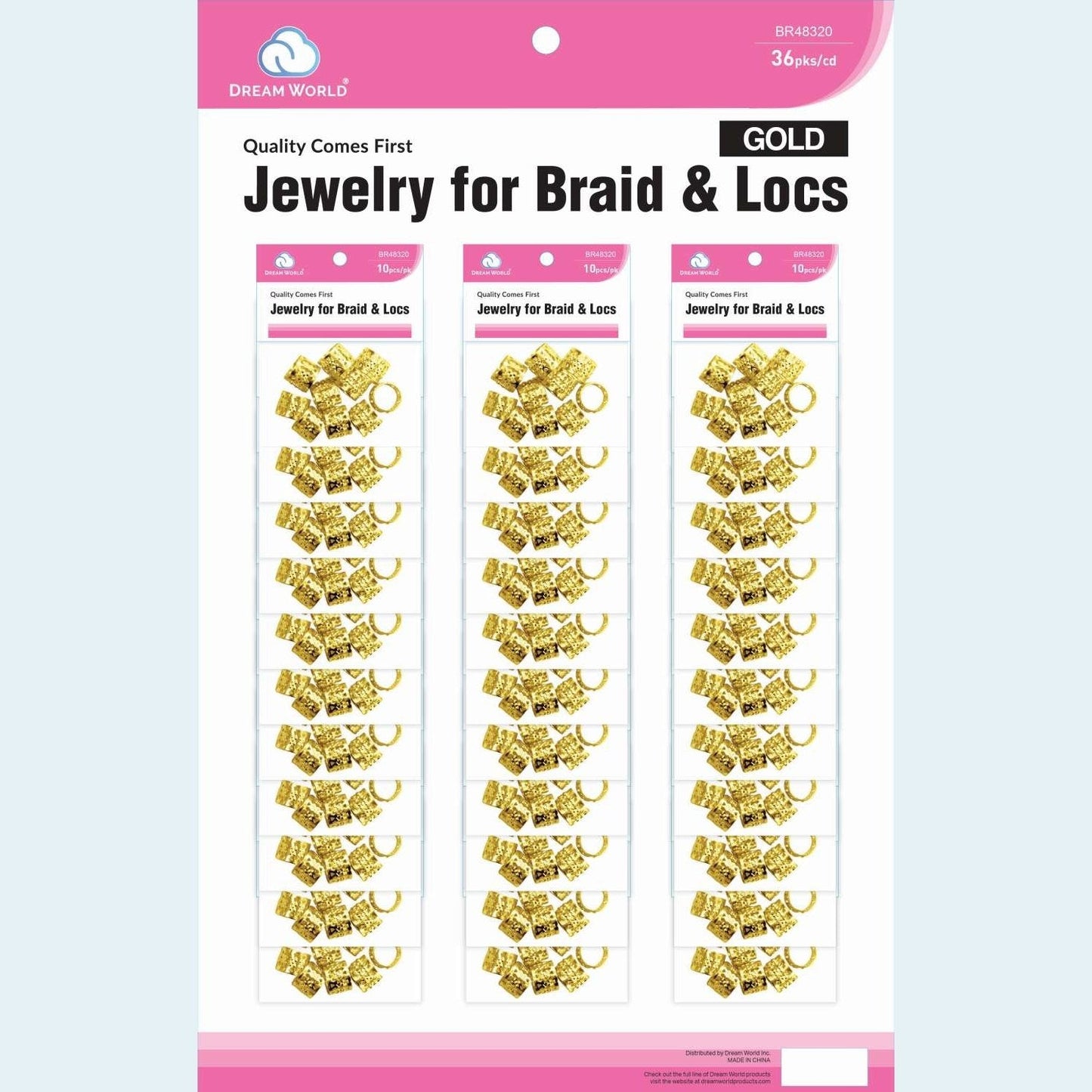Brittny Jewelry Braids Locs Gold