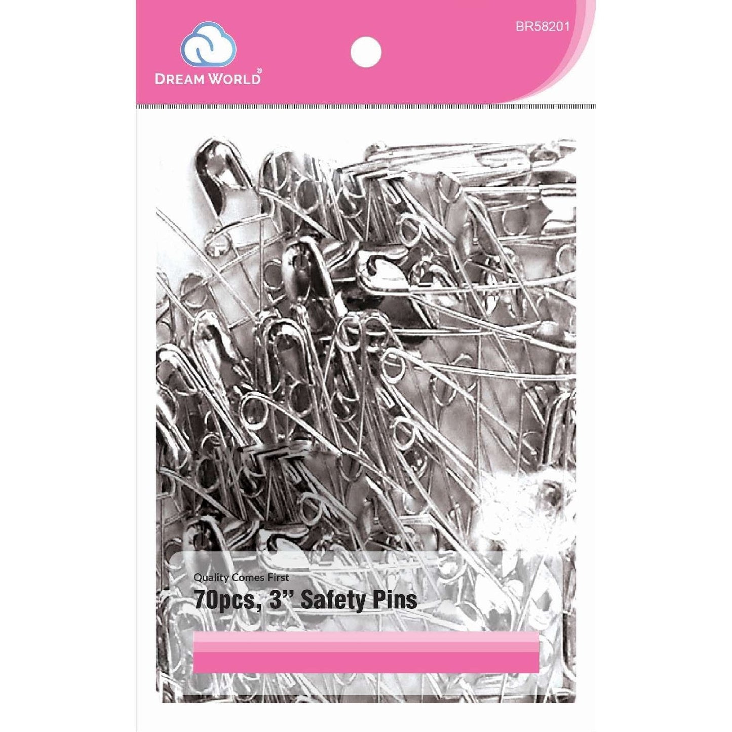 Brittny Safety Pin 3 -70Pack