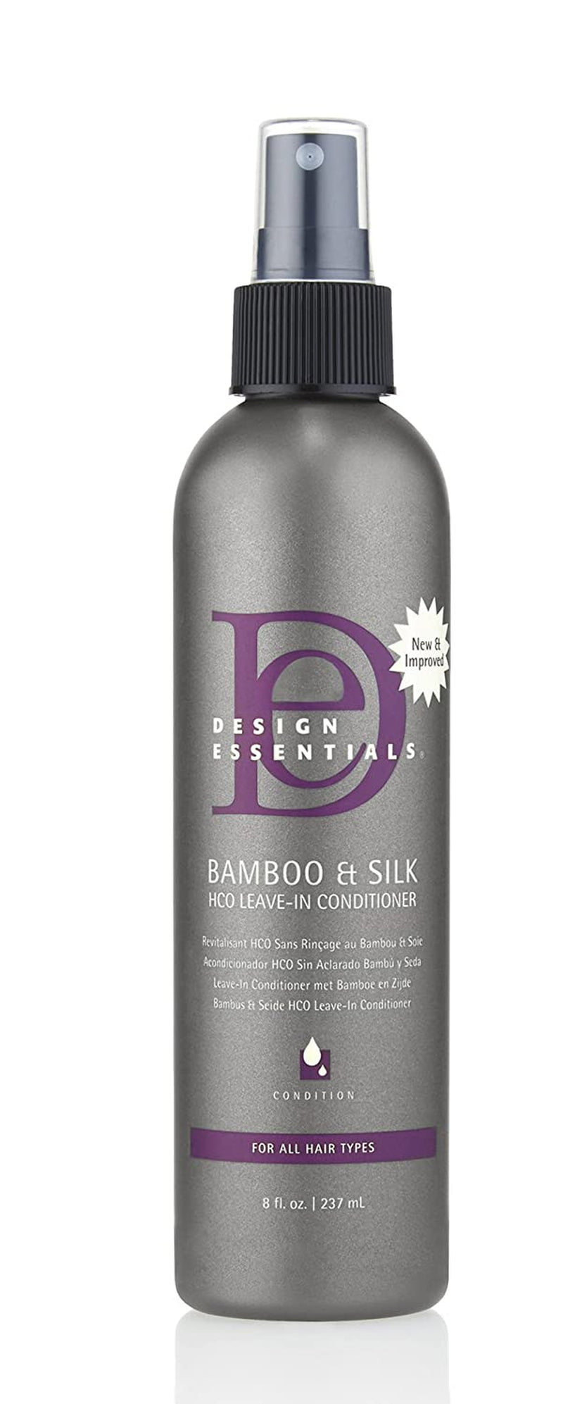 Natural Bamboo & Silk HCO Strengthening Leave-In Conditioner for All Hair Types - 8 Oz