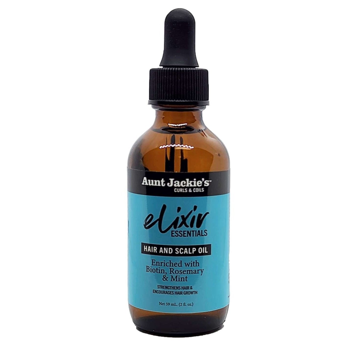 Aunt Jackies Elixir Hair And Scalp Oil Biotin Rosemary Mint