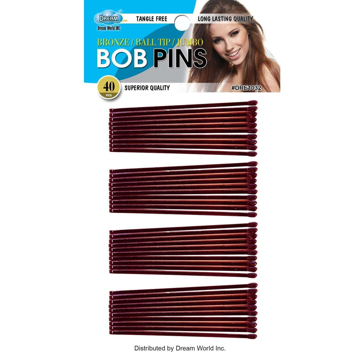 Dream Bobpin Jumbo 36Ct Bronze