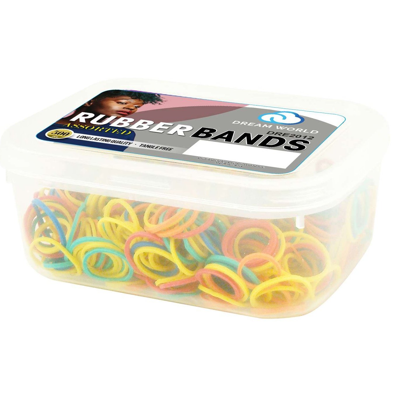 Dream Rubber Bands 500Ctjr Assorted