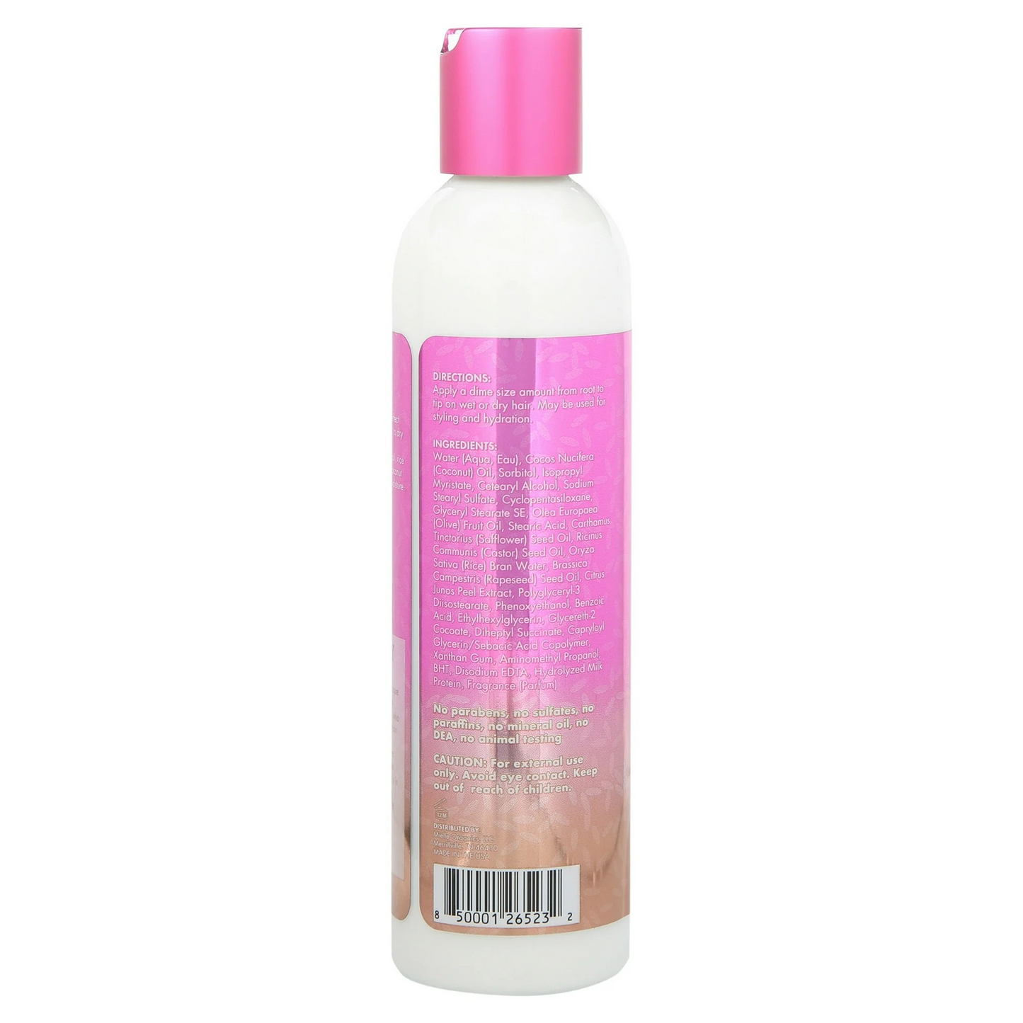 Mielle Rice Water Moisturizing Length Retention Milk 8 Oz
