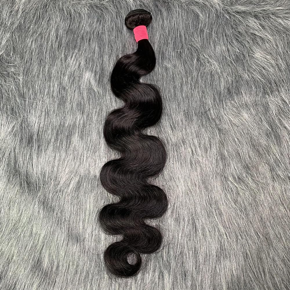 10A Body Wave 1 Bundle Brazilian Virgin Human Hair Bundles 100% Unprocessed Virgin Hair Single Bundles Body Wave Weave(28 Inch)