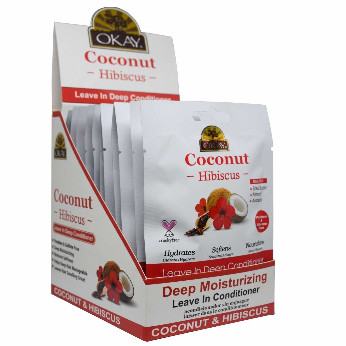 Okay Coconut Hibiscus Leave In Conditioner