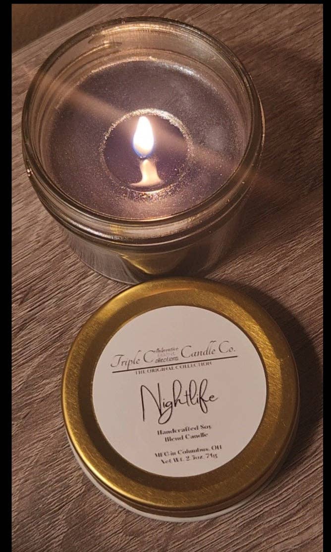 Nightlife Small Jar/Filled Candle