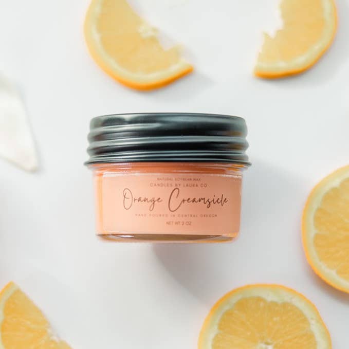 Orange Creamsicle Soy Jar Candle: 8 oz