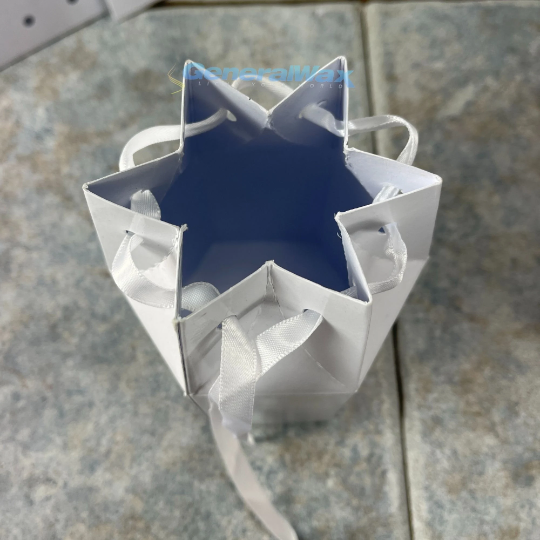 Large Alexa Gift Bag - Candle Making Gift Bag: Glossy White