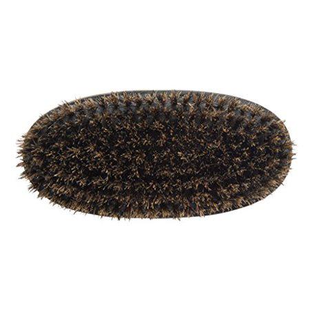 Diane Original Military Brush with 100% Boar Bristles for Men – Medium Bristles for Medium to Coarse Hair – Use for Smoothing, Styling, Wave Styles, Soft on Scalp