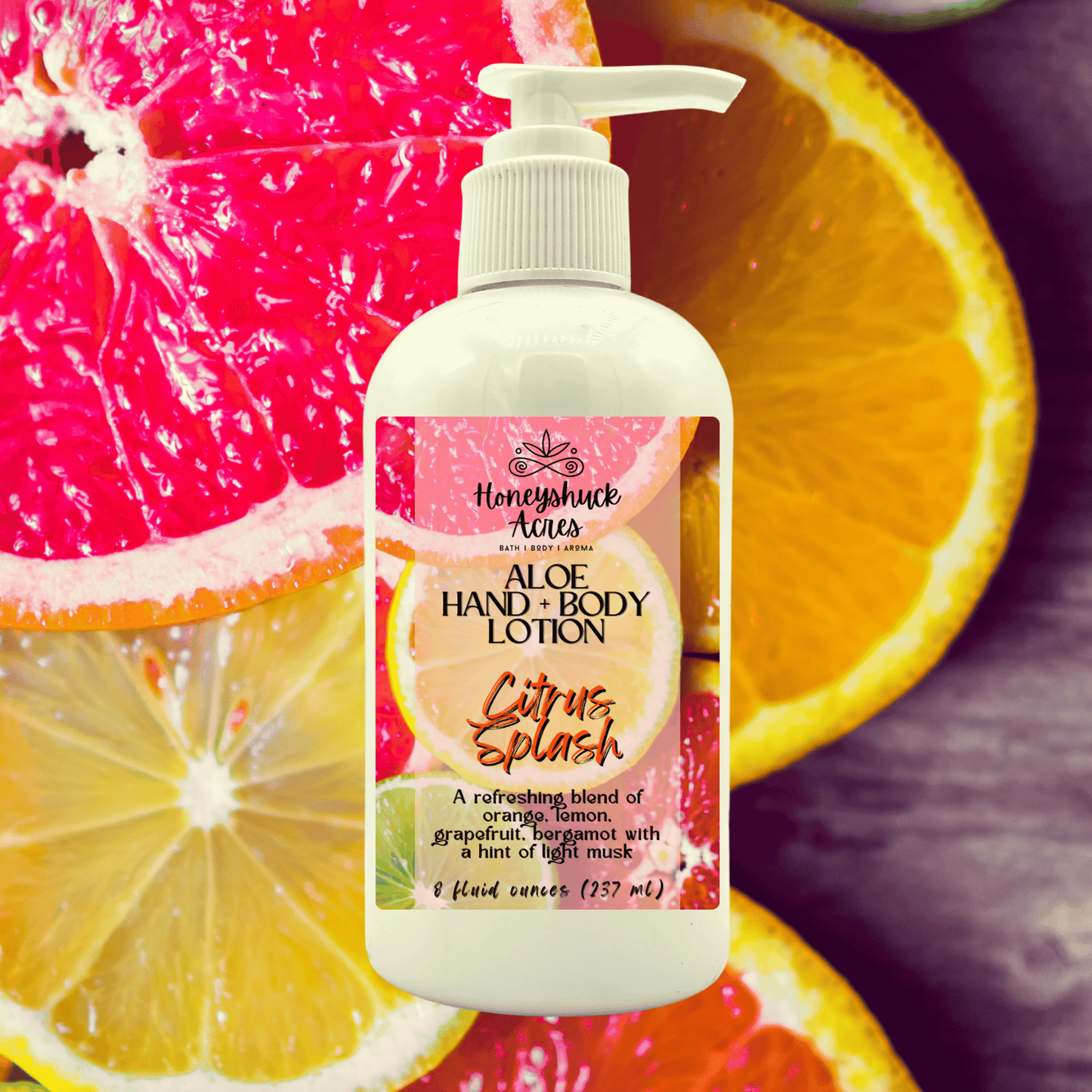 Hand + Body Lotion | Citrus Splash | Labeled/Unlabeled