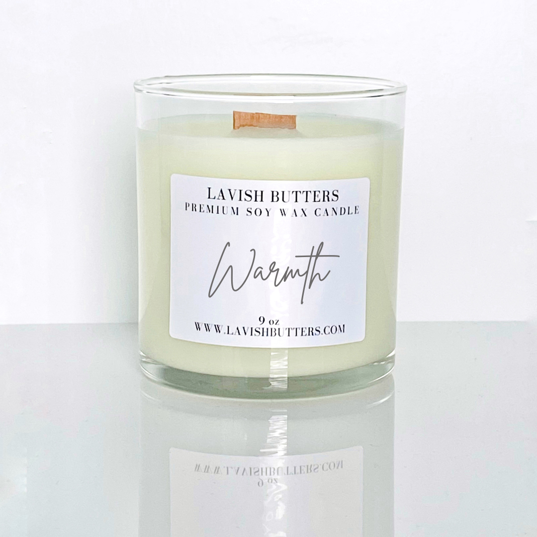 Warmth Soy Wax Candle: Unlabeled