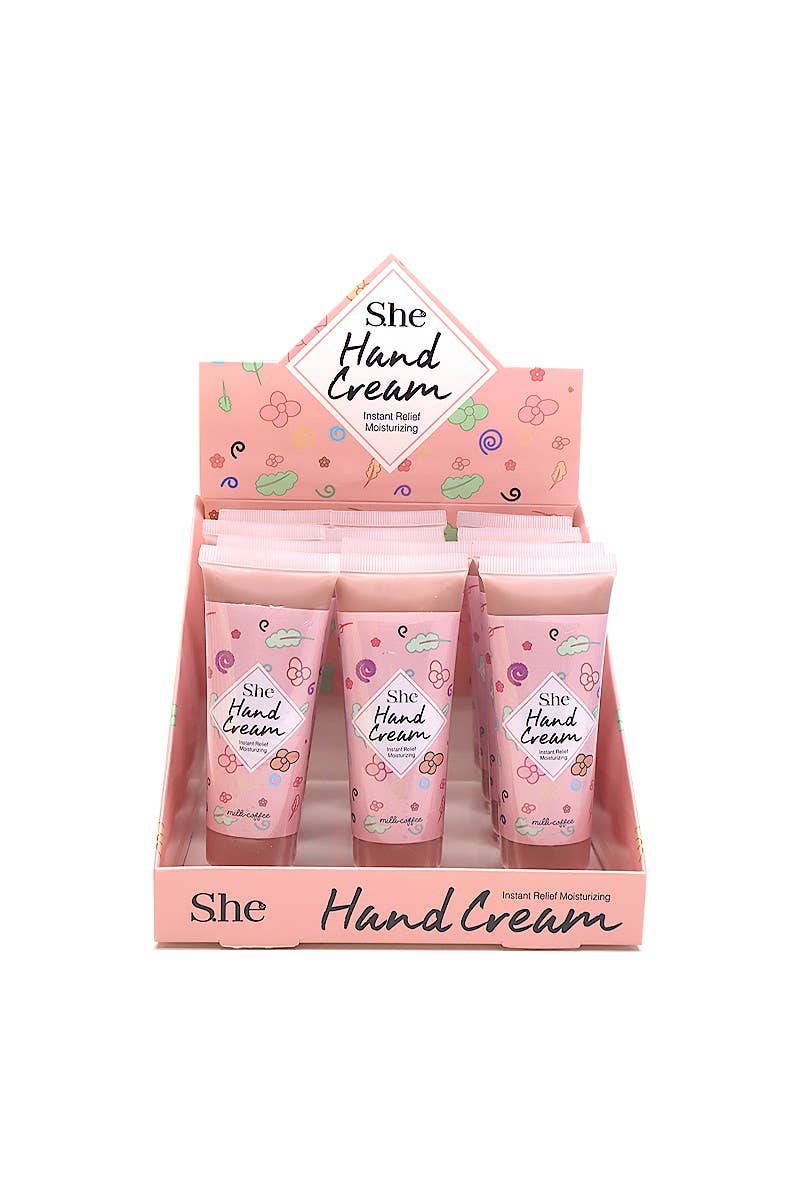 Makeup She HC930C Hand Cream Milk-Coffee - 12pc