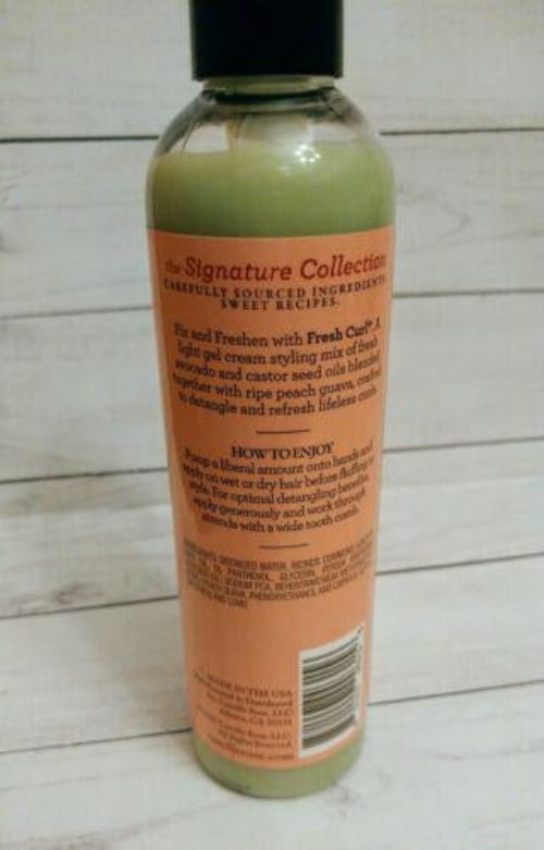 Camille Rose Fresh Curl Hair Styling Lotion & Detangler, with Avocado and Castor Oil, to Moisturize and Promote Hair Growth, for all Hair Types, 8 oz