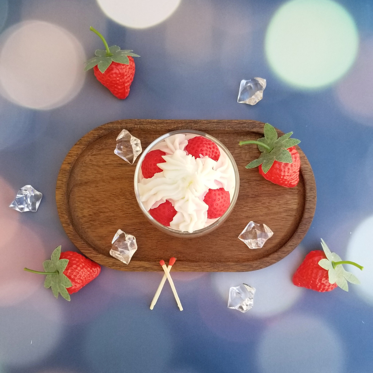 Strawberry Cream Milkshake Candle