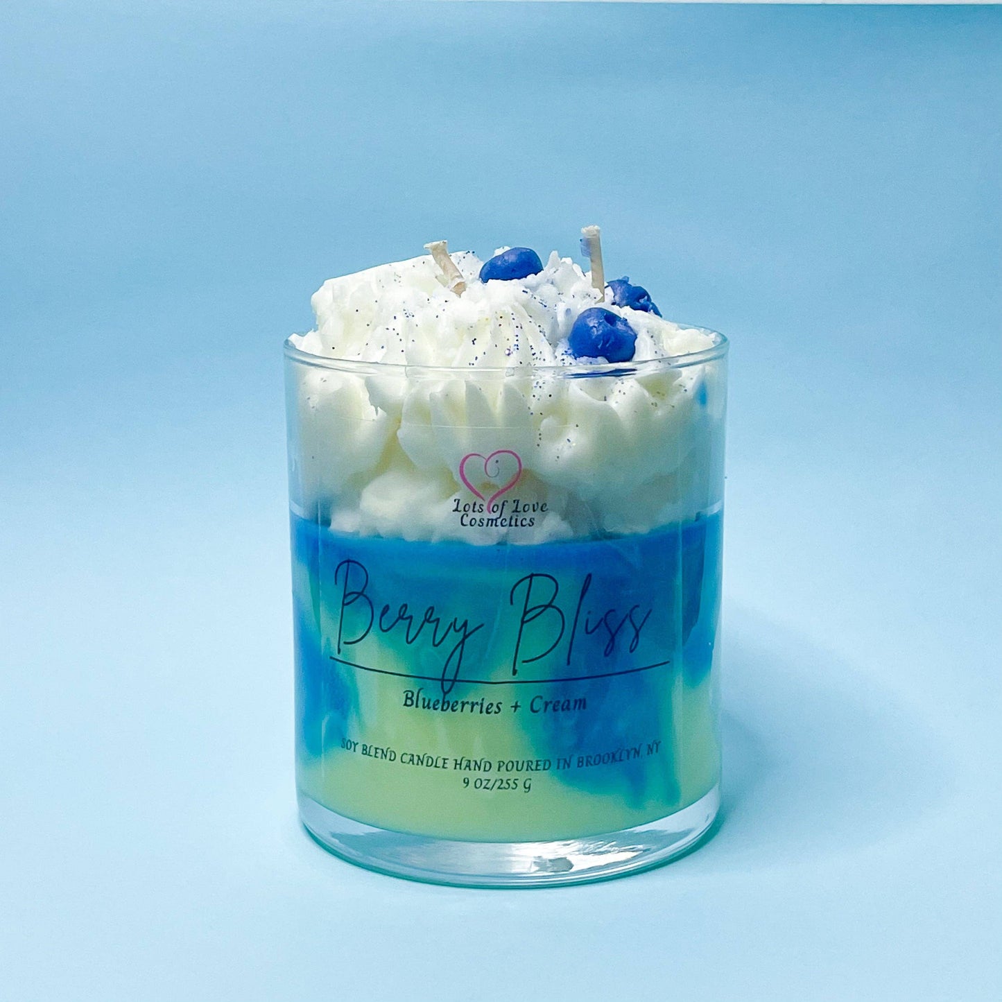 Blueberry Cheesecake - 9oz Dessert Soy Candle