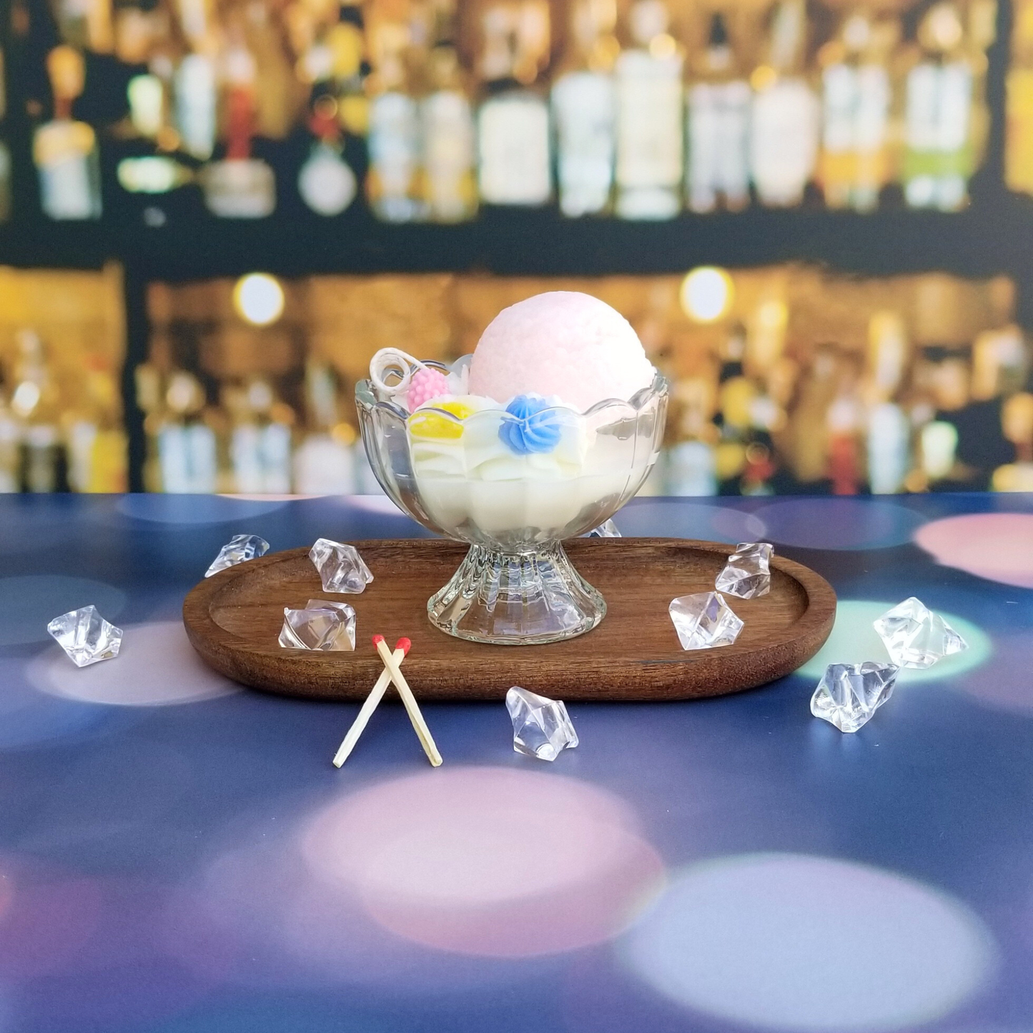 Ice Cream Dessert Cup Candle