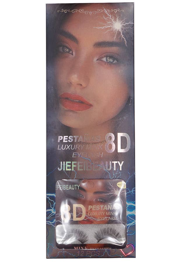 8D B-Curl Fake Artificial Mink Eye Lashes