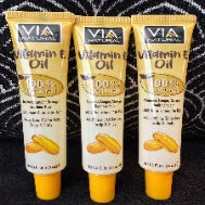 3 via 100% Natural Vitamin E Oil Moisturizes Nourishes Scalp Body All Hair Types