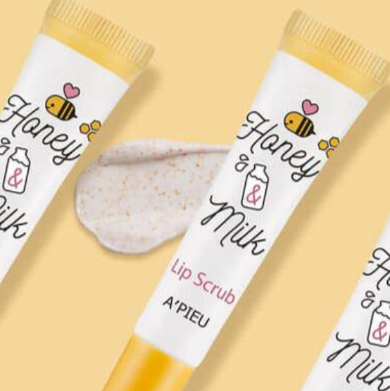 APIEU Honey & Milk Lip Scrub