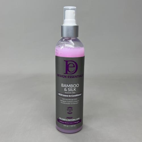 Design Essentials Natural Hair Bamboo & Silk Leave-In Conditioner 8 fl Oz 04/25