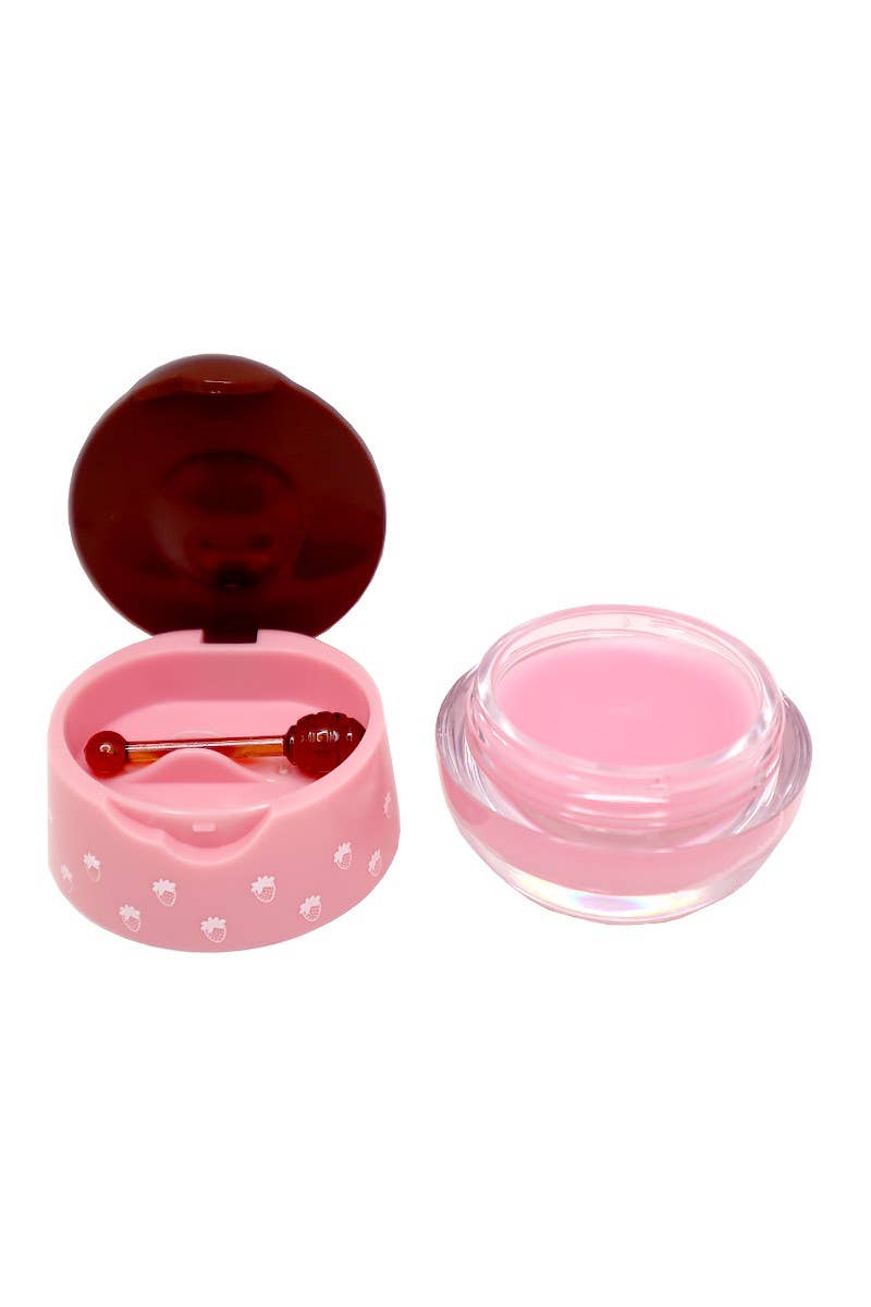 Simply Bella S076 Honey & Strawberry Lip Balm - 24pc