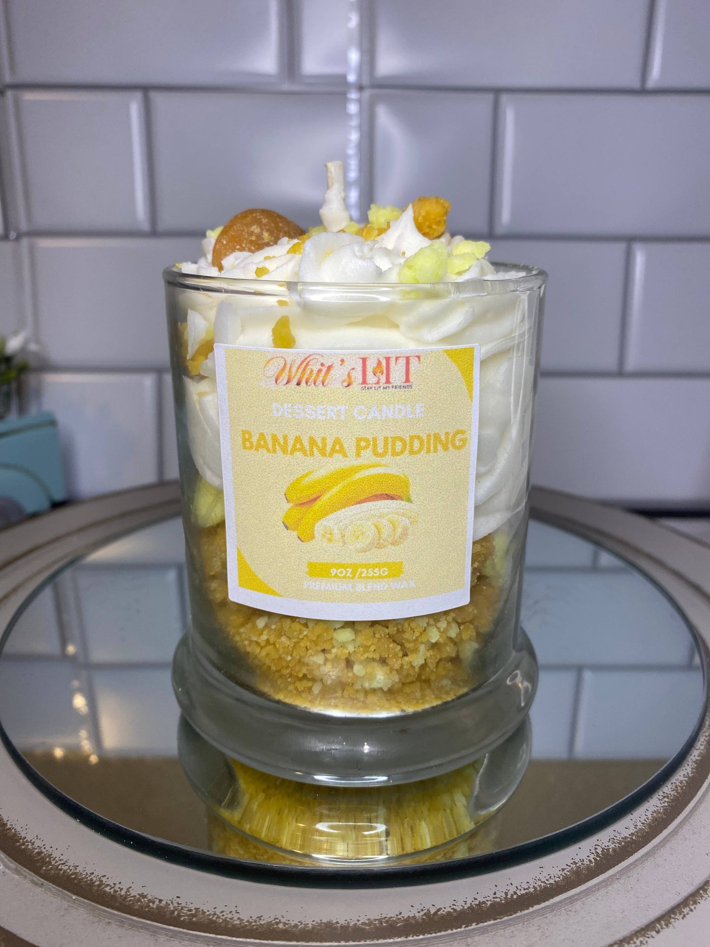 Banana Pudding Dessert Candle Whit's