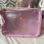 The Creme x Hello Kitty Hombre Pink Beauty Travel Case