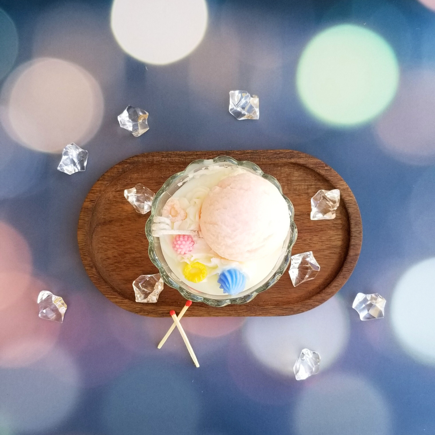 Ice Cream Dessert Cup Candle