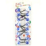 Eden Twinbead Ball Marbled Ponytail Holders