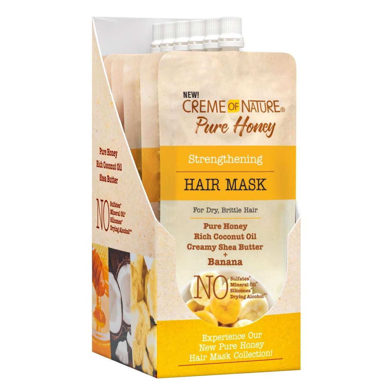 Creme Of Nature Pure Honey Rich Coconut Oil Creamy Shae Butter Banana