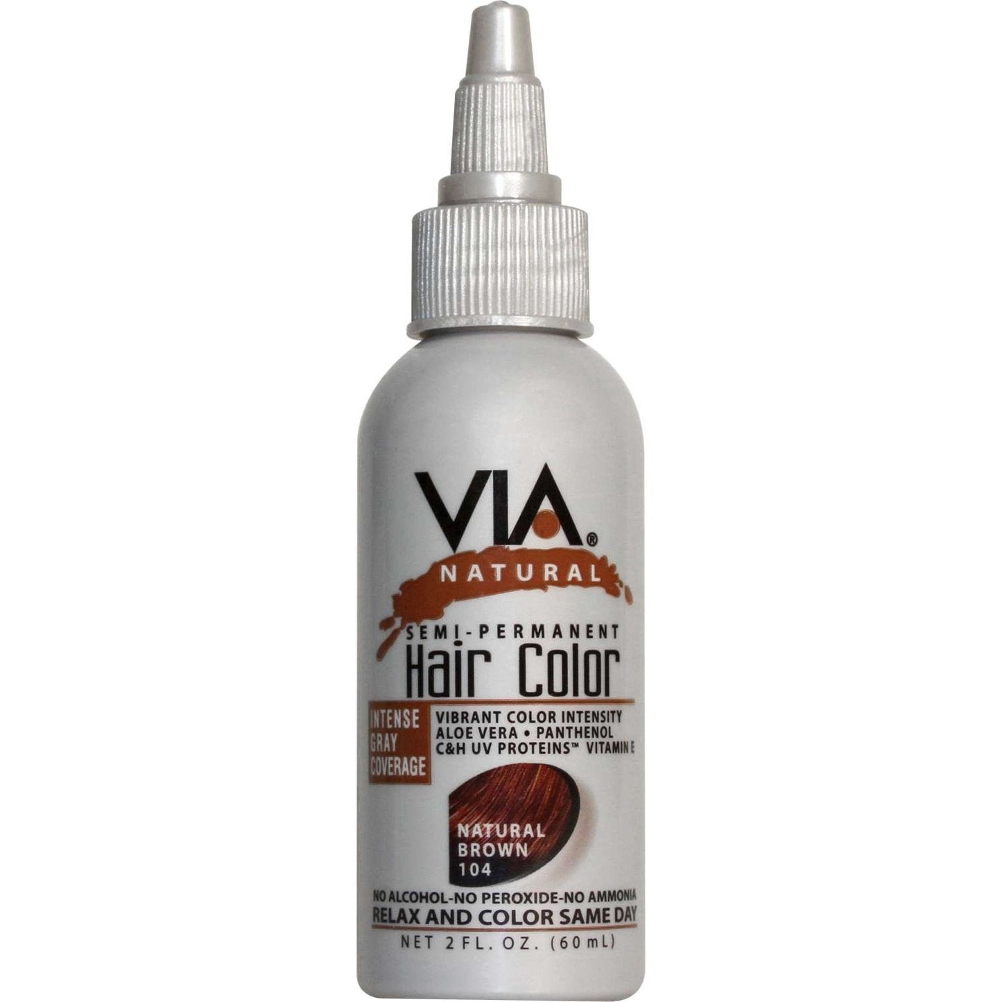 Via Natural Hair Color 104 Natural Brownn